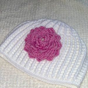 Crochet winter beanie size L